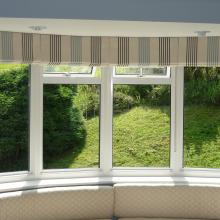 Roman Blinds In A Bay Window